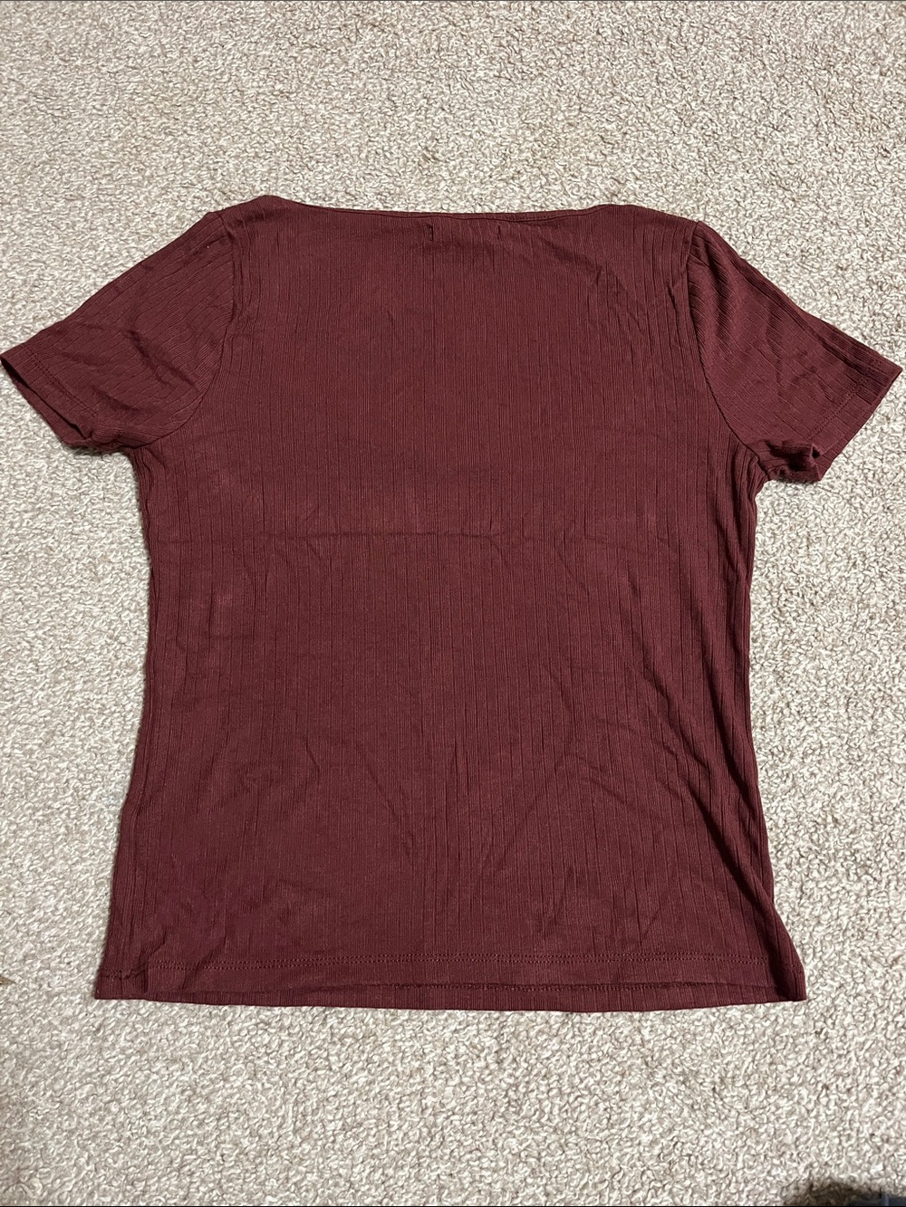 Madewell Square Neck Ribbed Top - Picture 3 of 4